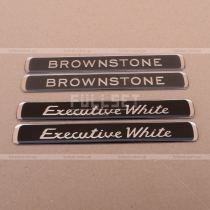 3D эмблемы Brownstone, Executive White (цена за 1 шт)