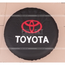 Чехол запасного колеса с эмблемой и надписью Toyota