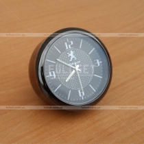 Декоративные часы с эмблемой Peugeot, диаметр 4 см