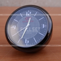Часы сувенирные в темном стальном корпусе с эмблемой Kia (диаметр 4 см)