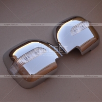 Хромированные колпаки на зеркала со встроенным светодиодным указателем поворотов