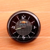 Часы стальные декоративные с эмблемой Шевроле (диаметр 4 см)