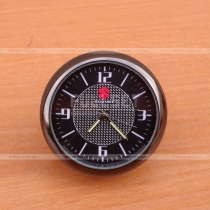 Декоративные часы с эмблемой Suzuki в стальном корпусе (диаметр 4 см)
