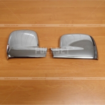 Стальные нержавеющие накладки на корпуса боковых зеркал Caddy