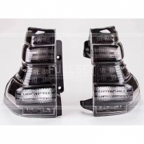 Задние фонари All Black Chrome Toyota Prado 150 (2013-...)
