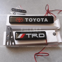 Неоновая эмблема Toyota, TRD (размер: 16 см на 3 см)