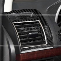 Накладки карбон на передние обдувы Toyota Prado 150 (2013-...)