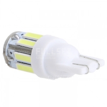 Лампочка габаритная без цокольная светодиодная на 10 диодов (12V 5W), белый свет