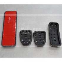 Накладки на педали алюминиевые для механической коробки передач