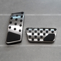 Алюминиевые накладки на педали с полиуретановыми вставками Wrangler (07-17)