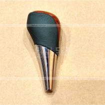 Ручка акпп кожа с деревянной вставкой