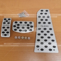 Алюминиевые накладки педалей, коробка автомат, в комплекте с золотниками