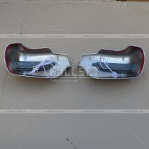 Хромированные накладки на зеркала Мазда 6 со встроенным указателем поворотов
