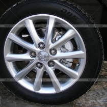 Колпачки в колесные диски с логотипом Toyota