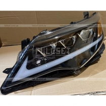 Фары черные 3 линзы Full Led Camry 50 американец