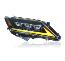 Фары 3 линзы черные FULL LED Camry 50