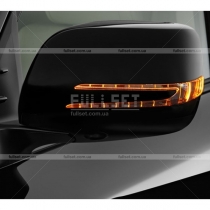 Корпусные крышки боковых зеркал Land Cruiser 200 (2012+) с диодными поворотами
