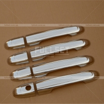 Хром-накладки на ручки 4 штуки (высококачественная полированная нержавеющая сталь)