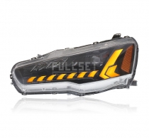 Фары черные FULL LED Lancer 10