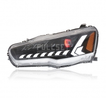 Фары черные FULL LED Lancer 10