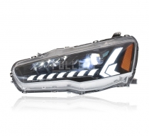 Фары черные FULL LED Lancer 10