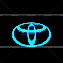 Светящийся неоновый логотип Toyota
