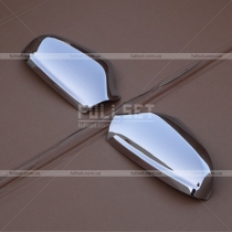 Декоративные хромированные накладки боковых зеркал (абс-пластик)