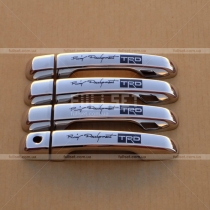 Хромированные накладки на ручки из нержавеющей стали с эмблемой TRD