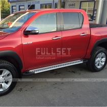 Пороги боковые Toyota Hilux (2016-...)