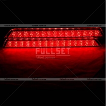Катафоты заднего бампера светодиодные (красные, черные)