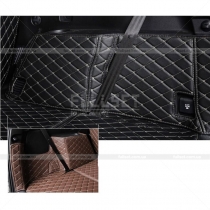 Модельные 3D коврики в багажник черного цвета (5 мест, 7 мест)