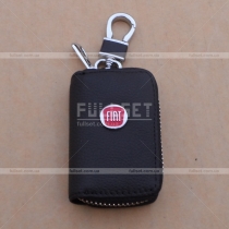 Кожаный чехол для ключей с эмблемой Fiat