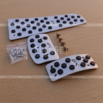 Алюминиевые накладки педалей коробка автомат с колпачками на ниппеля