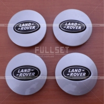 Заглушки в колесные диски с эмблемой Land Rover (комплект 4 штуки)