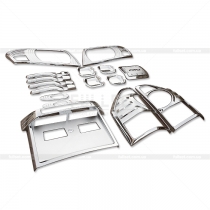 Комплект хромированных накладок на детали кузова Паджеро Вагон 3