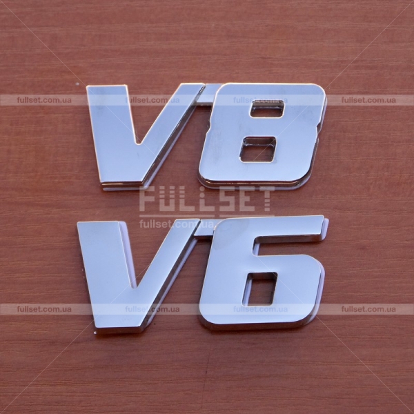 Эмблема V6, V8